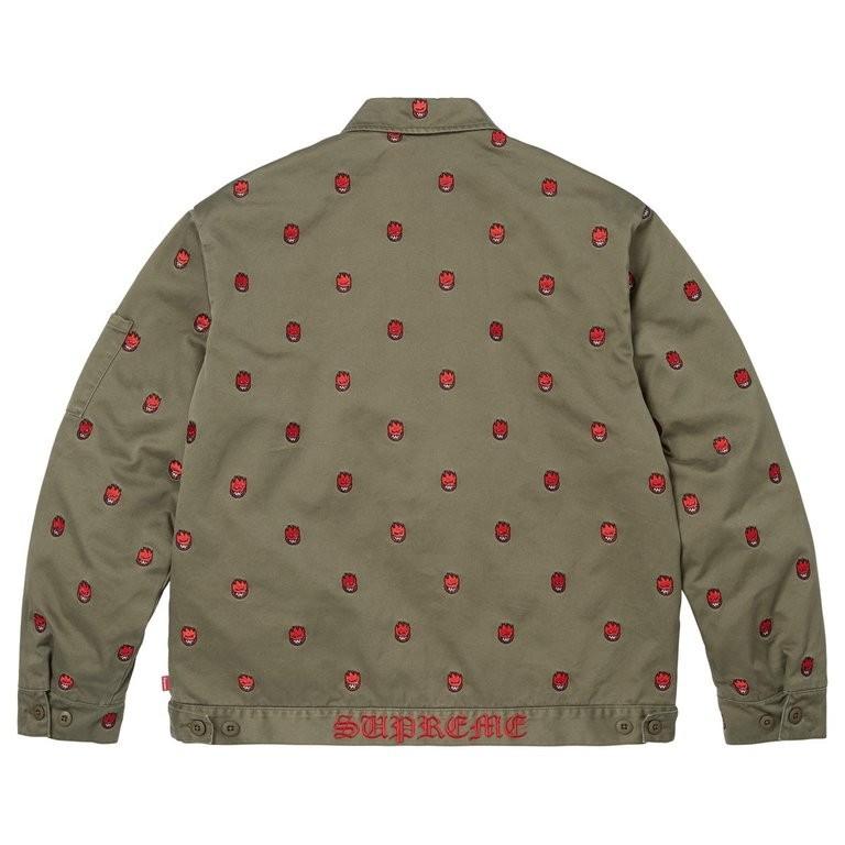 Supreme X Spitfire Work Jacket Olive