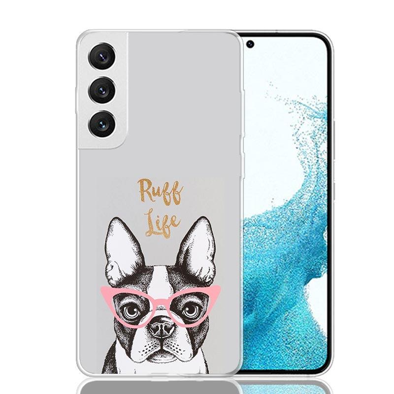 Love Pugs Cute Dog Case Phone Cover for Samsung Galaxy S24 S25 Ultra S23 Plus S22 + S21 S20 FE S10 S25Plus Trend Fundas S24 Ultr