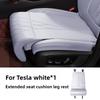 All Season Universal New Car Seat Leg Support Extended Suede Leather Seat Extended Leg Pad for Driver Memory Foam Seat Pad