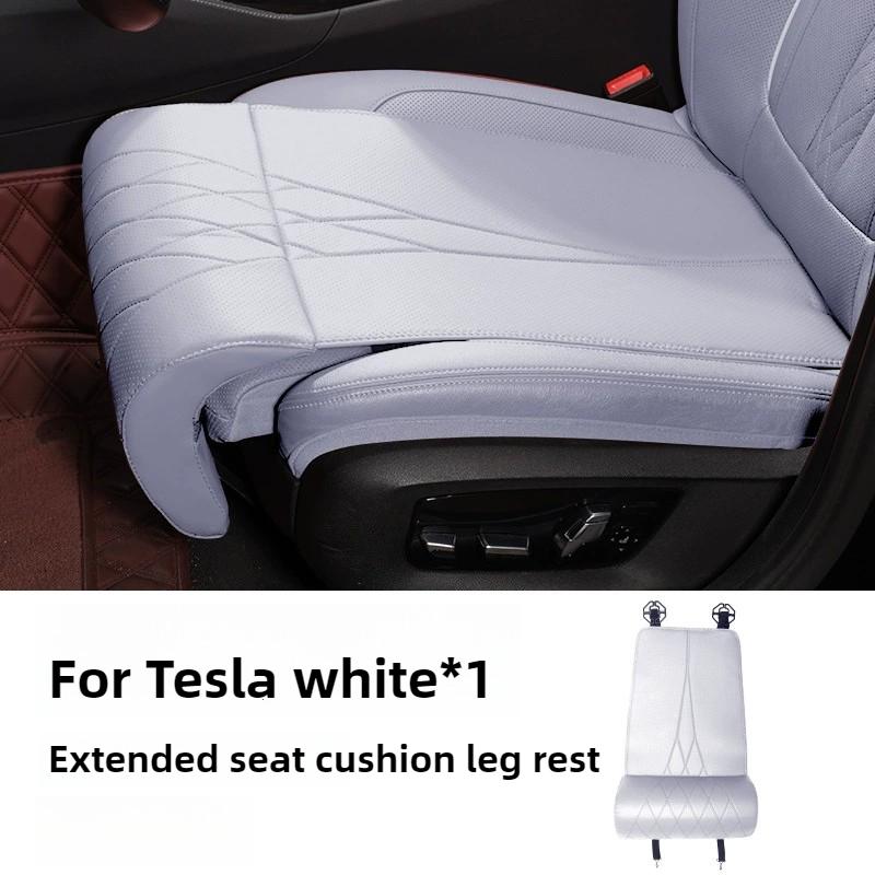 All Season Universal New Car Seat Leg Support Extended Suede Leather Seat Extended Leg Pad for Driver Memory Foam Seat Pad