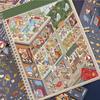 Scene Sticker Book Cabin Scene Stickers Book Visual Stacking Cartoon Scene Sticker Collection DIY Cabin Scene Stickers