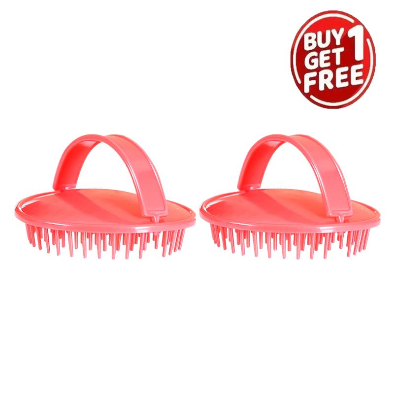 2pcs Head Shampoo Brush Head Massage Hair Washing Comb Scalp Body Shower Brush Care Hair Root Itching Hairbrush Home Salon Tools