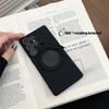 Fashion Liquid Silicone Case For Samsung Galaxy S25 Edge S24 S23 S22 S21 S20 Ultra FE A17/07 56/36/26/16 Magnetic Bracket Cover