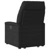 Electric Recliner Chair with Lift Assist Black Microfiber Fabric