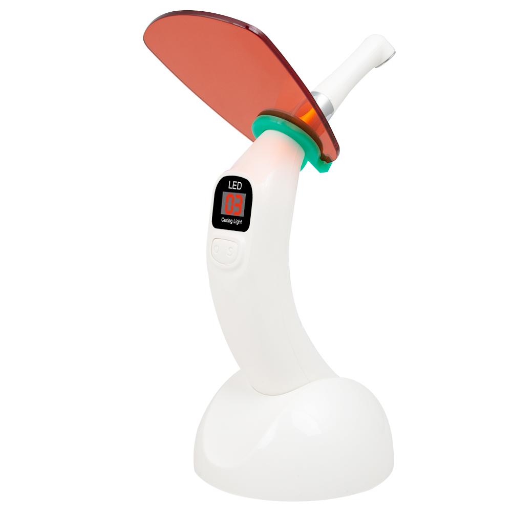 

Стоматологическая полимеризационная лампа длительностью 1 секунду Стоматологическая беспроводная сине-фиолетовая светодиодная полимеризационная лампа 3 режима работы белый