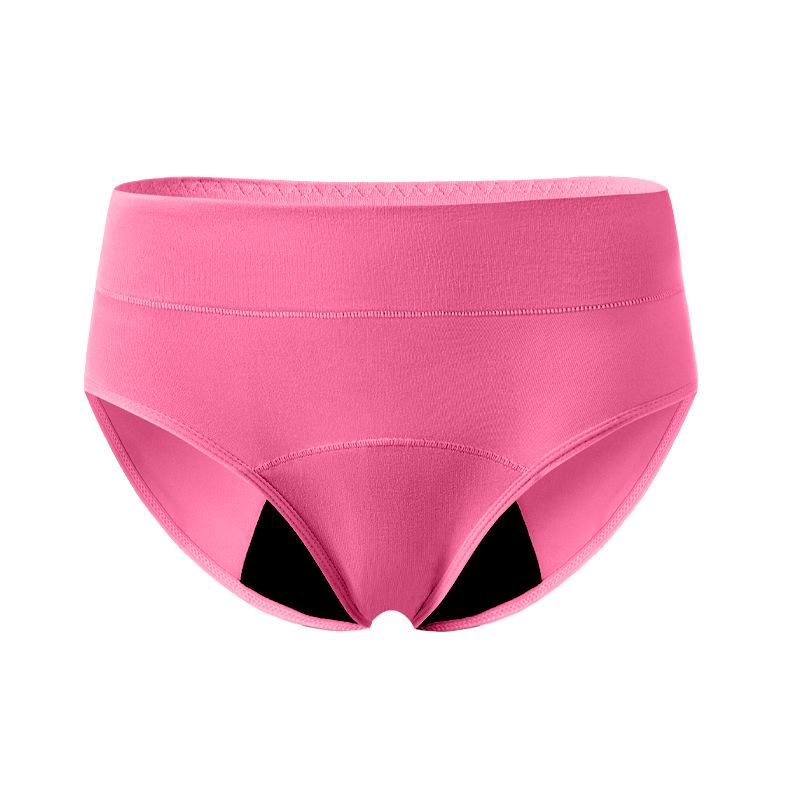 Ademende Menstruatieonderbroeken met Hoge Taille voor Plus Size met Absorberend Kruisje