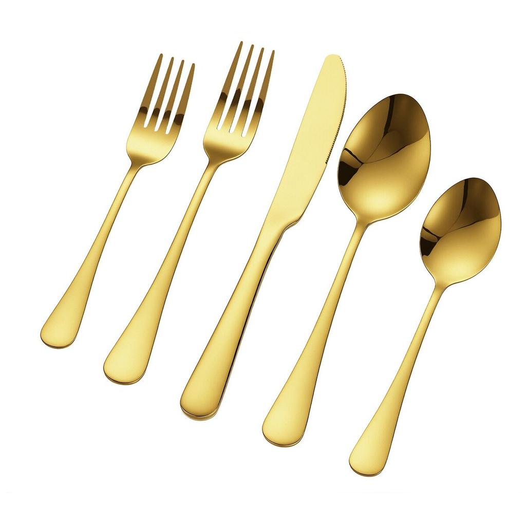100-Piece Silverware Set Stainless Steel Cutlery Flatware Utensils for 20
