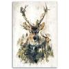 Canvas print Deer Abstract Animals Nature