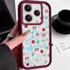 Blue Stars Bowknots Pattern Case For Xiaomi Redmi Note 14 13 Pro 5G 4G 12 11 Funda Xiaomi 14T 13T 11T Pro Shockproof Bumper Silicone Cover