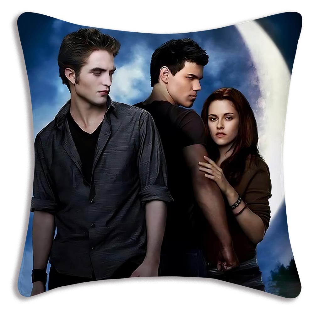 Classic Movie For Twilights Pillow Covers Cartoon Sofa Decorative Home Double-sided Printing Short Plush Cute Cushion Cover
