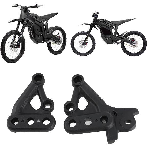Footpeg Bracket, Durable CNC Aluminum Alloy Footpeg Mount Kit for Electric Dirt Bike Riders, Off Road Enthusiasts, Motorcycle Upgrade Scenarios