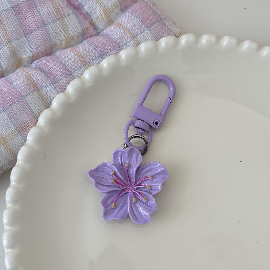 Farbe Schnalle K45 Einfarbig Schlüsselanhänger, Süßer Und Blumen Anhänger, Geschenk für Paare/Beste Freunde, Rucksack