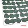 100pcs Self-Adhesive 21700 18650 26650 Battery Insulating Gasket, Hollow Paperboard Electrical Insulation Pad Rings 1S-8S Solid
