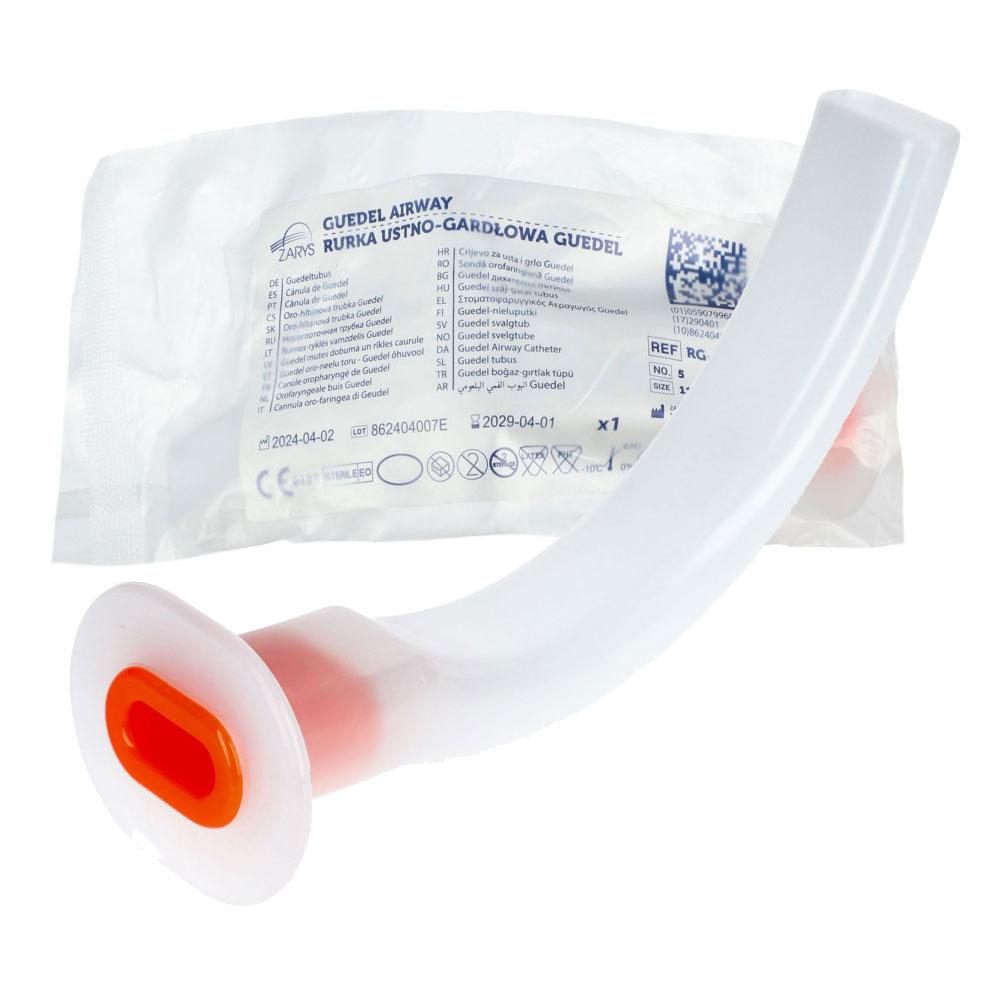 Guedel Oropharyngeal Tube Size 5 110mm Orange 1 Piece
