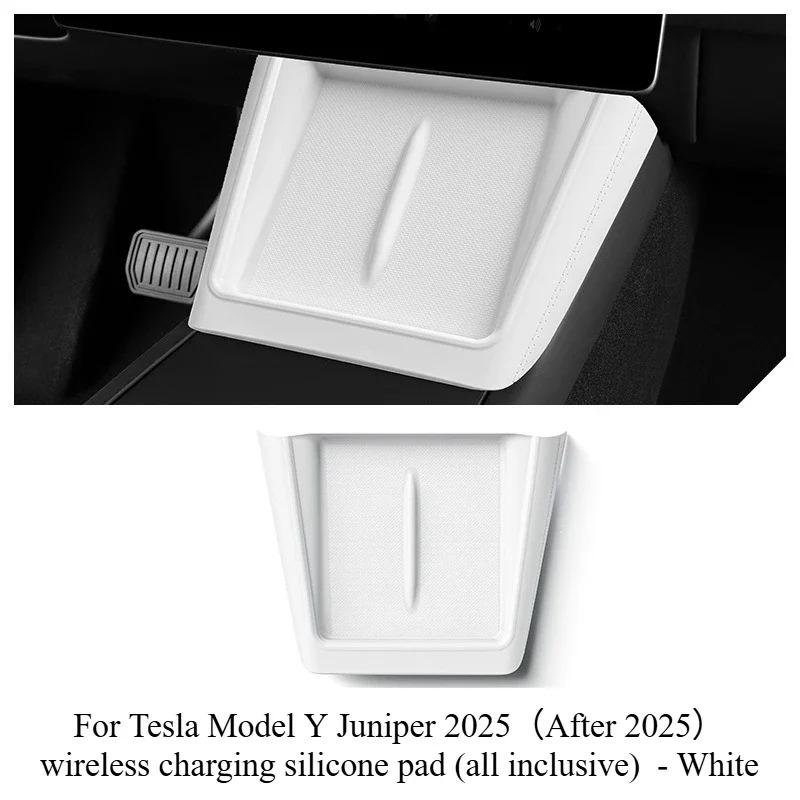 

For Tesla Model 3 Highland Model Y Juniper 2025 Center Console Storage Tray Armrest Box Organizer Box Pad Interior Accessories