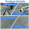 Waterproof Shade Cloth with Grommets Camping Tent Tarp Shade Cover Hammock Rain Canopy for Camping Hiking Awning Sun Shelter