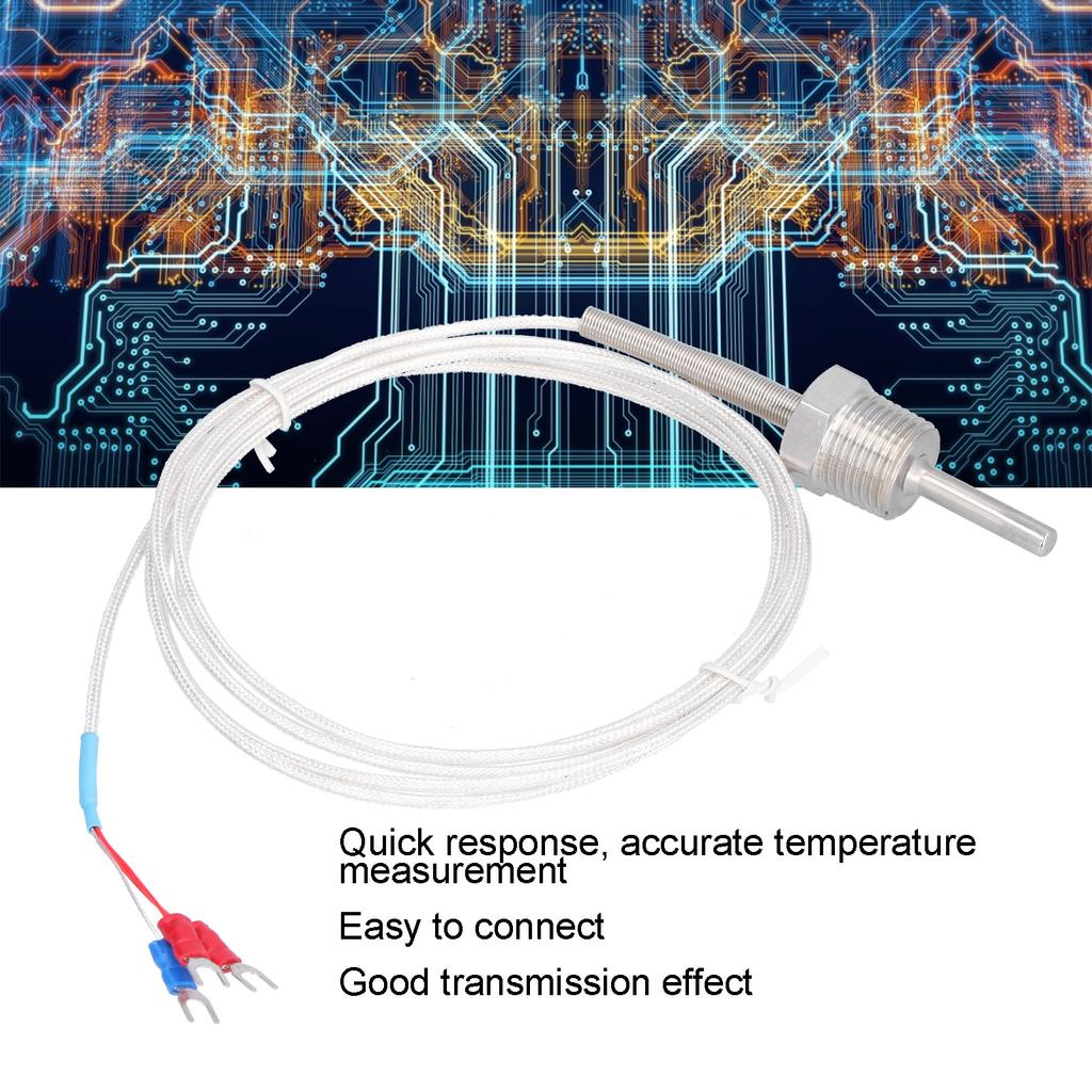 WZPT 01 Compression Spring Thermocouple PT100 Accurate Temperature Measurement K Type Temperature Sensor