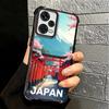 Osaka Tokyo Japan Scenery Plating Phone Case For Xiaomi Redmi Note 14 15 Pro Plus 13 12 11 11S 11T 10 9S 9 5G Anti-Fall Airabag
