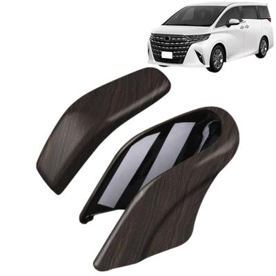 DodoxDIY Compatível com Nova Série Alphard 40 e Série Vellfire 40 Painel da Manopla do Seletor de Câmbio Personalizado Interior Acessórios Marrons com Textura de Madeira Fosca,