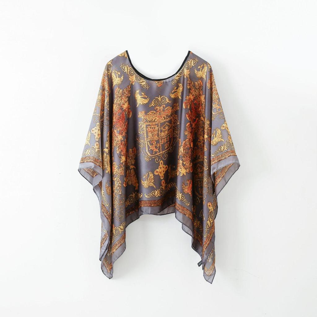 Spring/Summer Silk Scarf: Sun Protection Shawl & Cover-up for Women