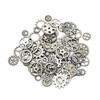 Steampunk Multicolor Gear Pendant: DIY Alloy & Resin Jewelry Accessory