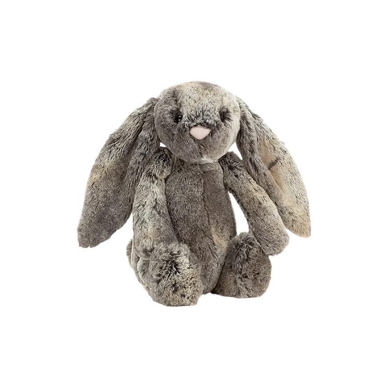 JELLYCAT Shy Series Animal Cottontail Rabbit Pacifier Doll Plush Doll 31cm Tall small18cm