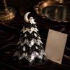 DIY Fabric Tree Supplies Halloween Quilted Kit, Witch Cat Spider Fall Seasonal Decorations 3D Padded Sewing Craft Project for Quilting Beginners,