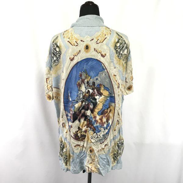 Made in Italy ANGELO MARANI 100% Silk Short Sleeve Knit Shirt/Women's Size 44/(USED)