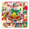50 Christmas Cartoon Doodle Festival Guka Scooter Laptop Suitcase Decoration Waterproof Stickers