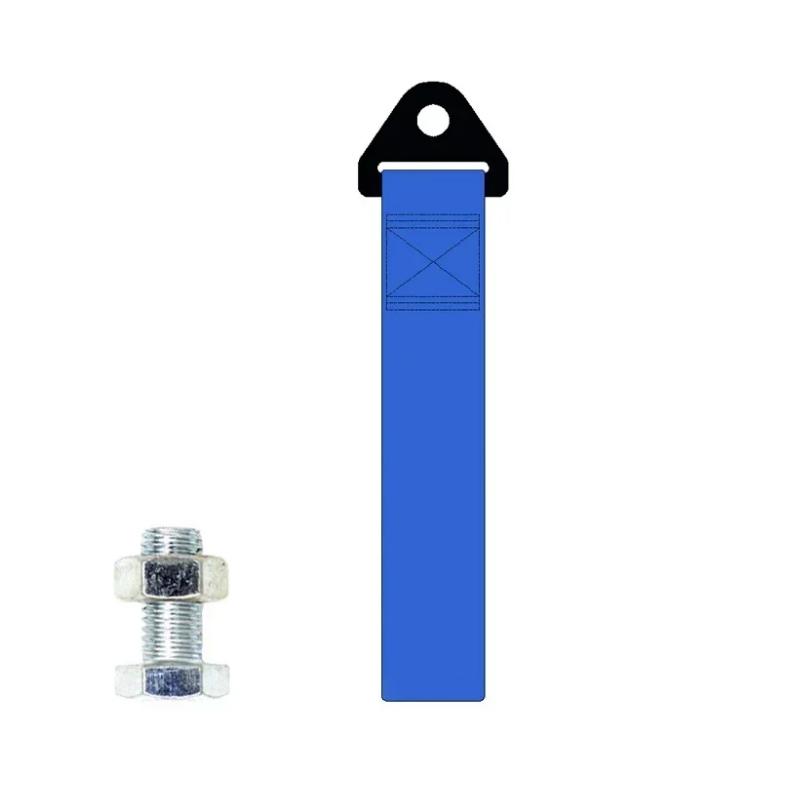 

Heavy-Duty Nylon Tow Strap Universal Car Racing Tow Rope Green Black Red 28cm Bumper Trailer Towing Strap Ropes Car Decoration синий