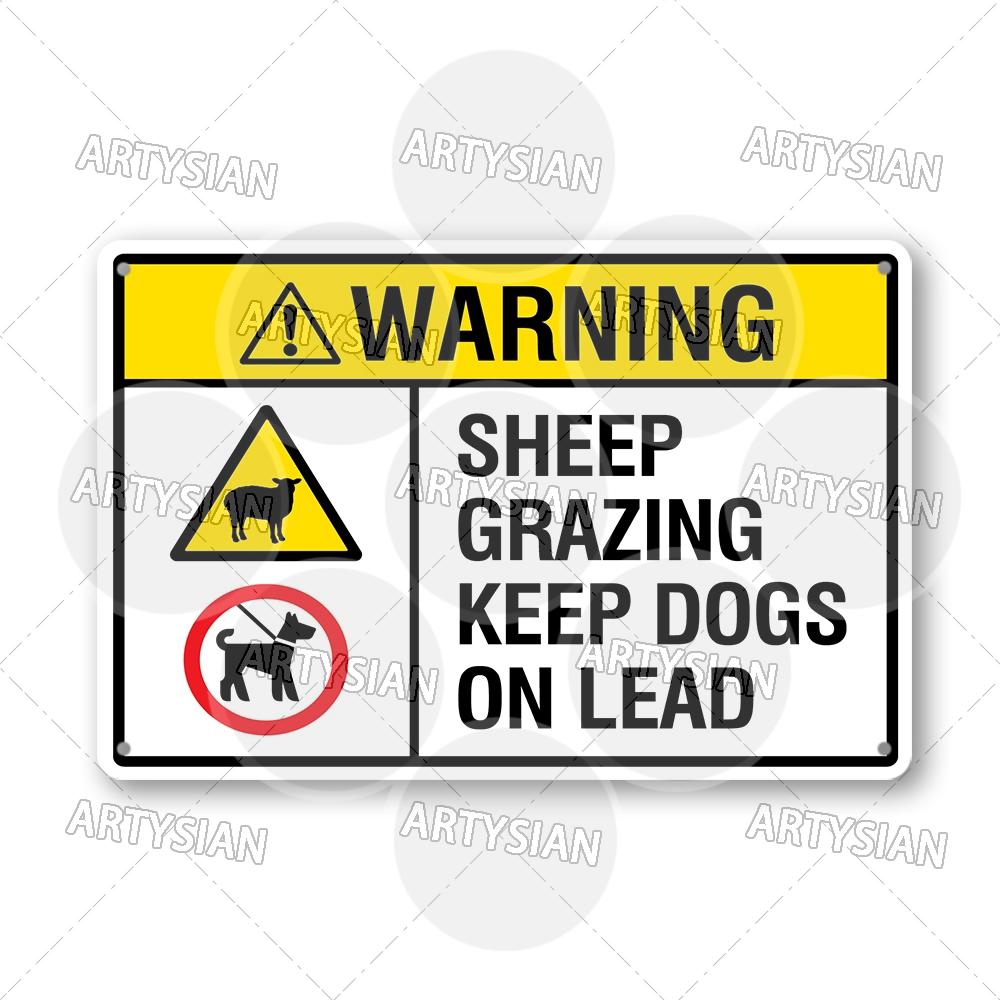 No Dogs Allowed Metal Sign Beware of Dog Private Property Warning Plaque Alert Dog-Free Zone Security Keep Dogs On Lead