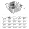 Square Stainless Steel Vegetable & Rice Washing Basin with Sieve