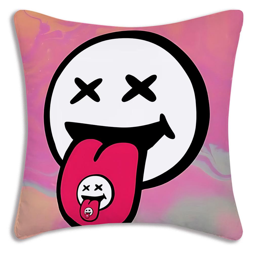 L-Louis Hot Singer T-Tomlinsons Pillow Covers Cartoon Sofa Decorative Home Double-Sided Printing Short Plush Cute Cushion Cover