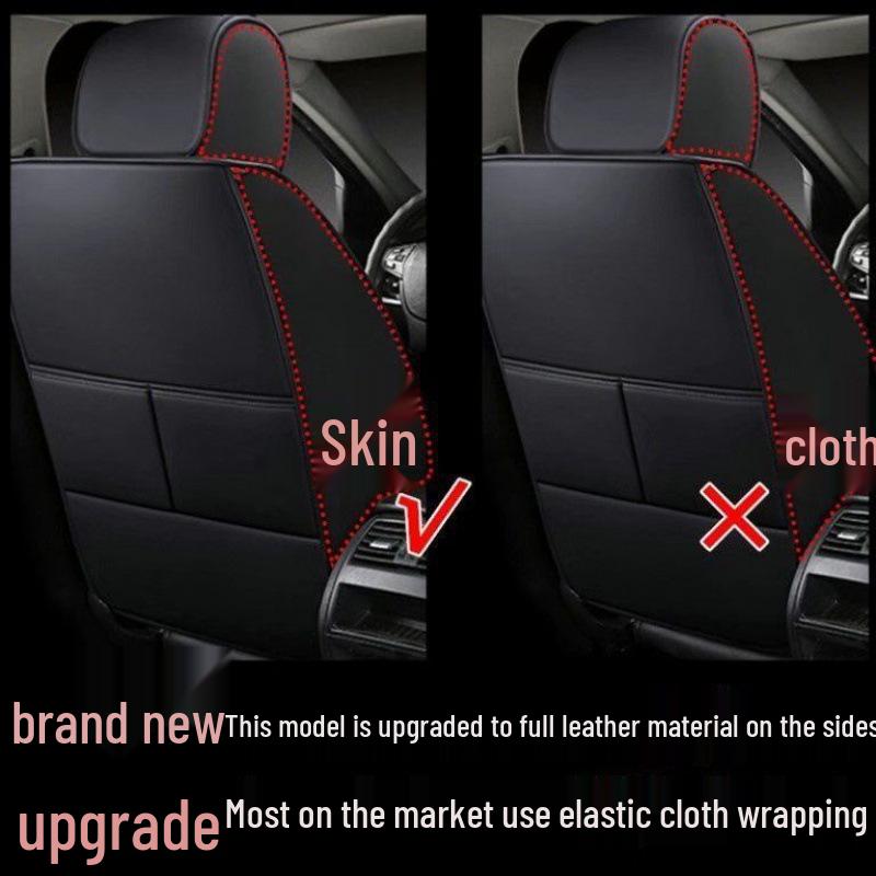 Luxury Leather Seat Cover Set for Kia Optima 2.0L: All-Season Cushion Protection