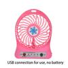 USB Desktop Small Fan Student Rechargeable Mini Fan Snowflake Fan Night Light