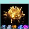 Guirlande Lumineuse LED Extérieure Noël Camping Jardin Décoration Avec Huit Modes Pour Les Fêtes
