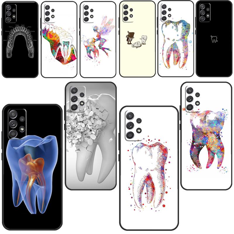Die Zahnarzt Zahn Weiche Hülle Für Samsung Galaxy A32 A52 A72 A12 A42 A40 A50 A70 A03S A21S A52S A71 A51 Abdeckung