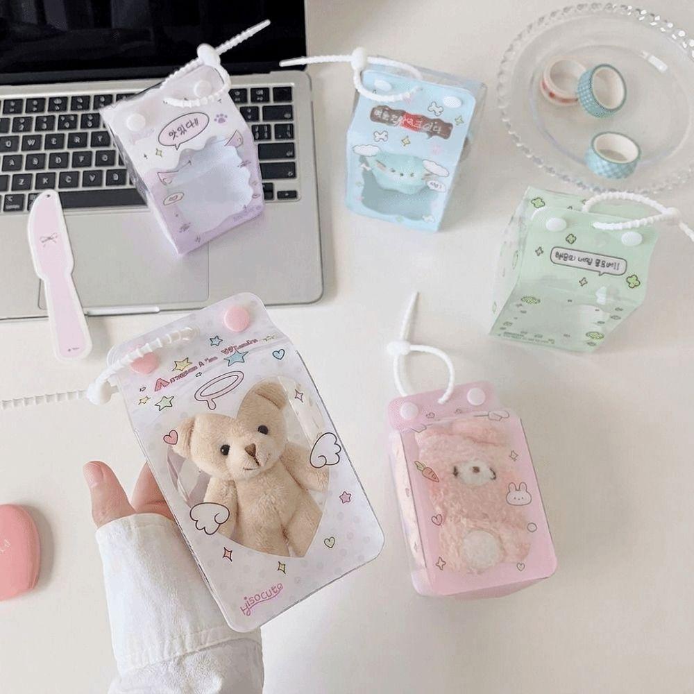 Transparent Design Doll Carry Bag Portable Figure Storage Bag Doll Collection Bag Daily Outings