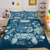 3D Game Console Printing Bedding Set Twin Size Bed Set Cover Children Fashion Design Pillowcase High Quality Bedspread