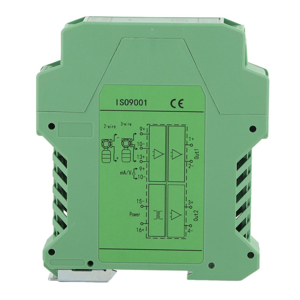 DC 24V DC Current Signal Isolator Transmitter 4 20mA PLC Detect Signal Conditioner(#4)