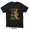 Luxus Teddy Geldbär Stil Goldene Ketten T-Shirt