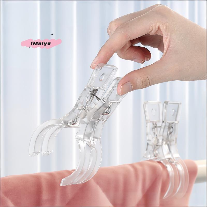 M-10Pcs Multi-functional Spring Clothes Clips Windproof Quilt Drying Clips Durable Balloon Decorations - Home Garden Utility