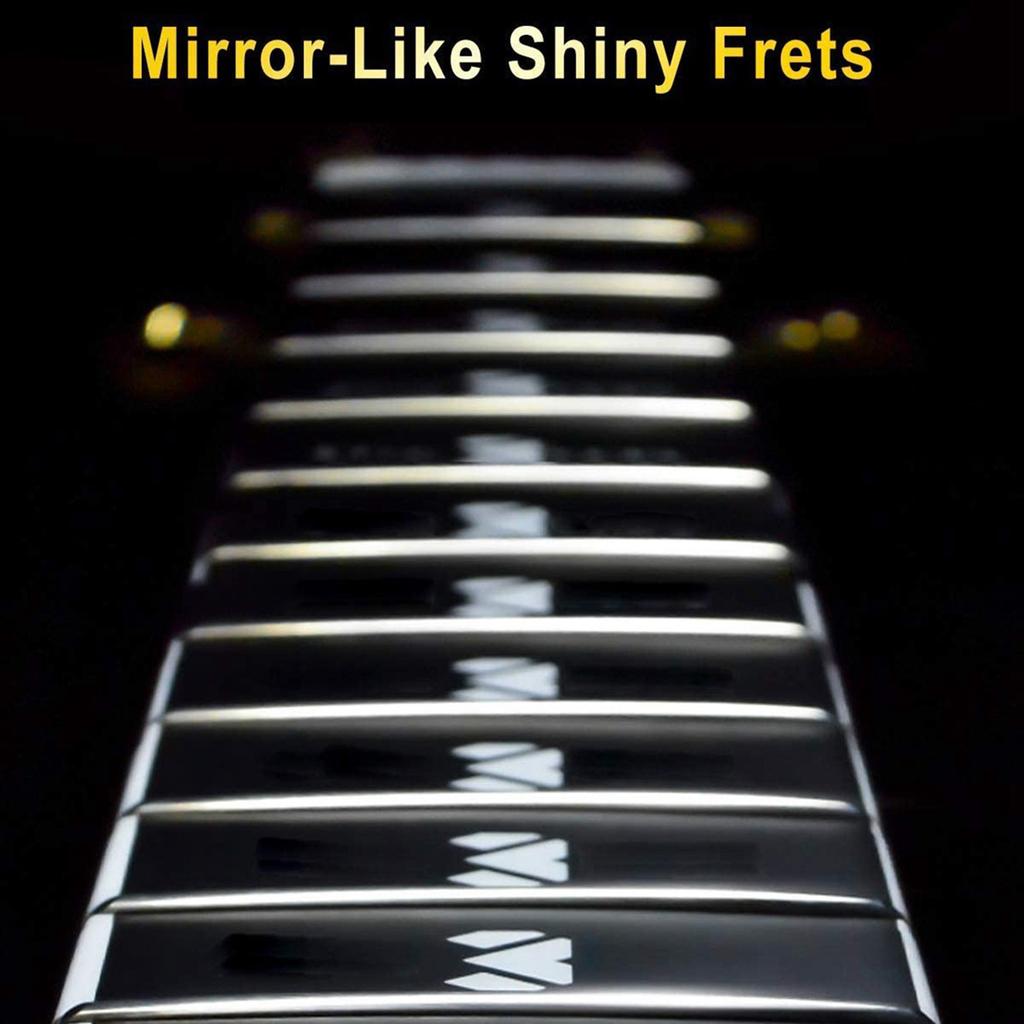 Guitar Fret Crowning Tool Fret File Dressing with Narrow/Medium/Wide 3 Edges Guitar Repairing & Luthier Tool Wood Handle