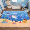 Kids Rugs for Playroom,59"X39.4" ABC Alphabet Whale Kids Rug,Non-Slip Ocean Kid Rug Play Mat,Washable Educational Classroom Rug Kids Area Ca