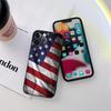 American USA Flag Eagle Phone Case for iPhone 11 15 Pro Max Case Coque 14 Plus 13 Pro 12 11 X XS XR 6 7 8 SE 2020 TPU Soft Cover