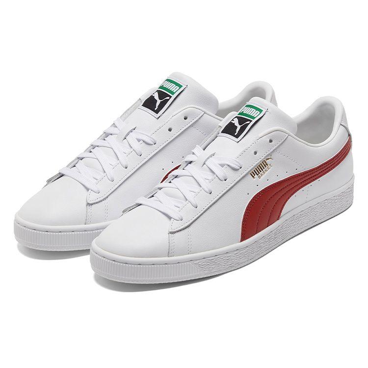 Puma Basket Classic 21 White Chili Oil Men Sneakers 374923-15