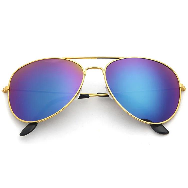 New Vintage Pilot Sunglasses for Men Women Metal Frame UV400 Protection Fashion Outdoor Shades Unisex