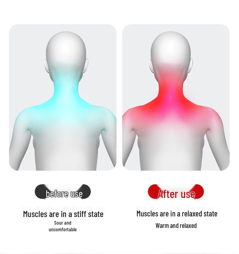 Multi-Functional Neck & Shoulder Percussion Massager for Back, Waist & Cervical Vertebra Tapping