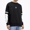 Puma Casual Sports Crew Neck Long Sleeve Sweatshirt Men Tops Black 595872-01