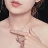 Necklaces Women's Holiday Gift Round Ring Temperament Popular Necklace for Women Charms Fashion Vintage Pendant Jewelry
